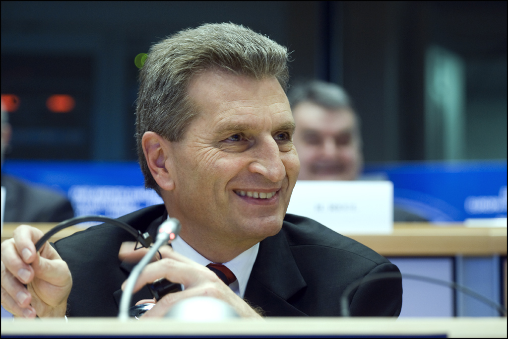 Günther Oettinger (energy commissioner): 'the comebacks one'